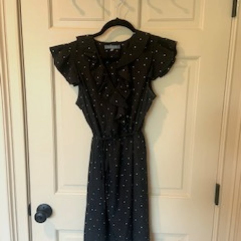 Black and white poke a dot dress